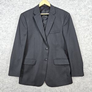 Jos. A. Bank Tailored Fit Blazer‎ Black Size 42R 100% Wool Traveler's Collection